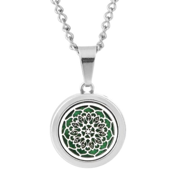 Small Essential Oil Diffuser Necklace - Compass Rose International Charity